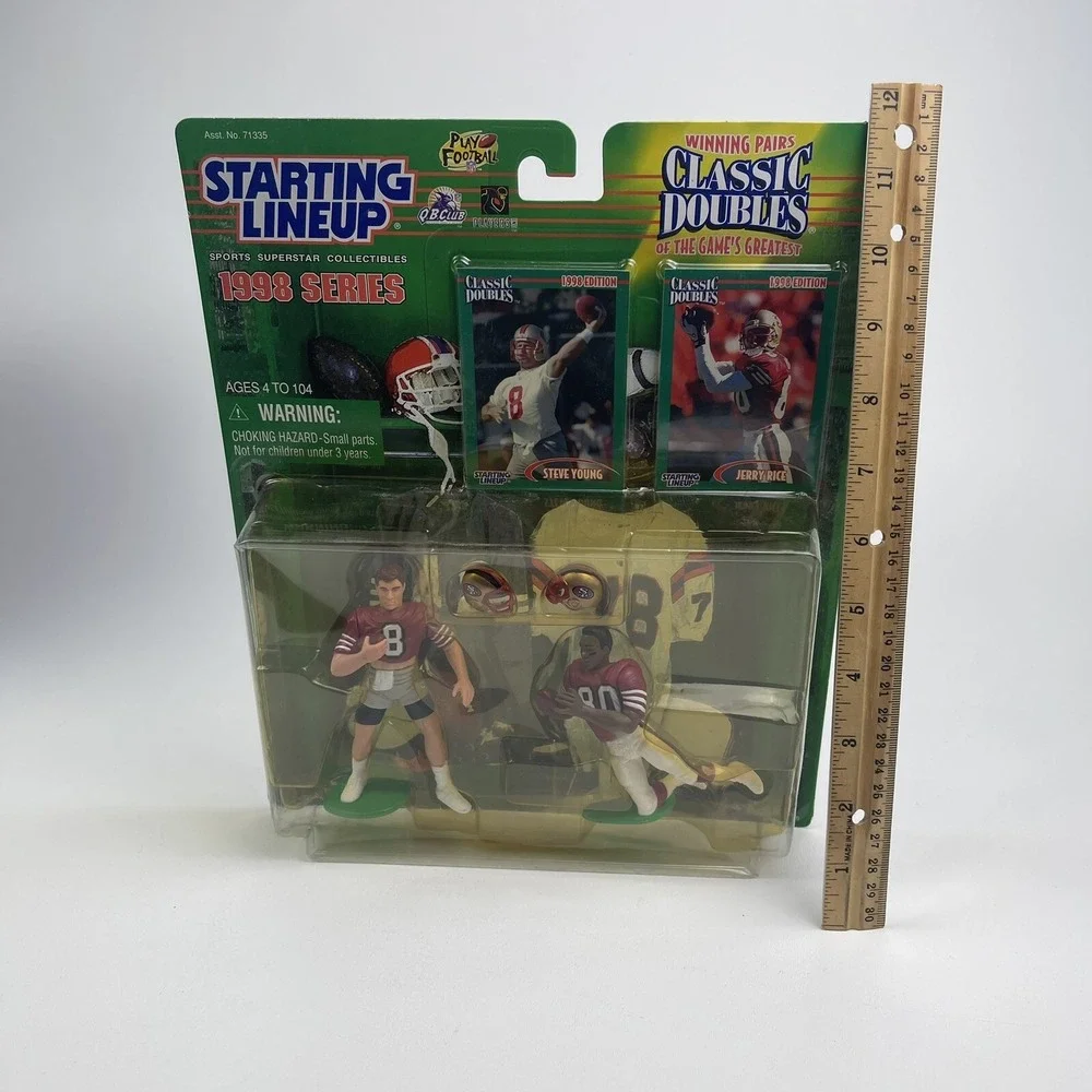 Kenner Starting Lineup Steve Young & Jerry Rice 1998 Series Classic Doubles